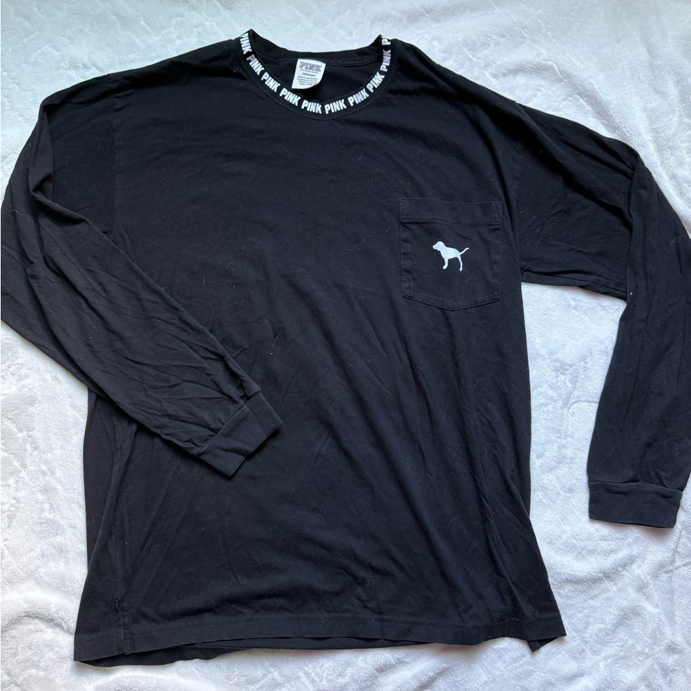 PINK Victoria's Secret Black Long Sleeve